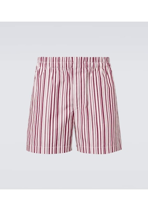 Gucci Striped cotton poplin shorts