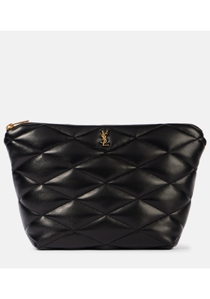 Saint Laurent Sade quilted leather pouch