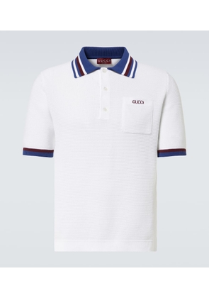 Gucci Cotton pique polo shirt