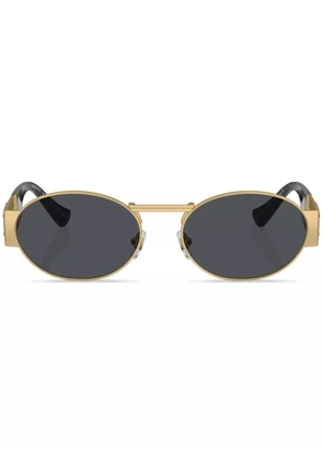 Versace Eyewear Medusa Head round-frame sunglasses - Gold