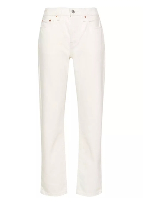 Levi's 501® high-rise cropped jeans - White