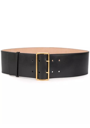 Alexander McQueen military high waist belt - Black