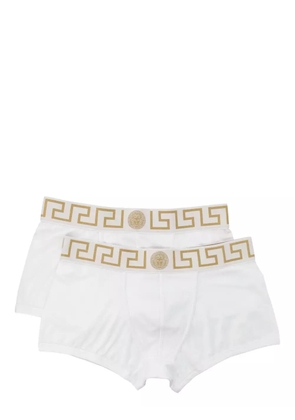 Versace logo-waistband boxers (pack of two) - White