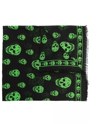 Alexander McQueen skull-print scarf - Black