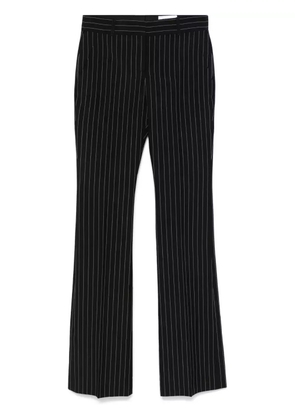 Alexander McQueen pinstriped straight trousers - Black