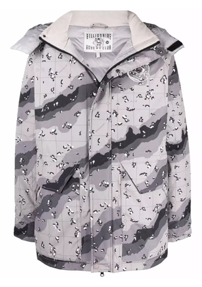 Billionaire Boys Club Camo hooded down parka - Neutrals