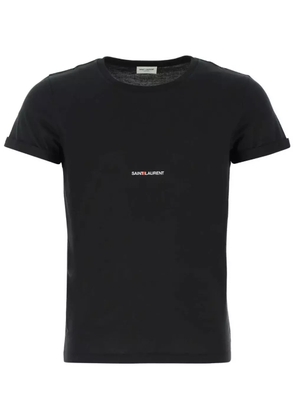 Saint Laurent logo-print T-shirt - Black