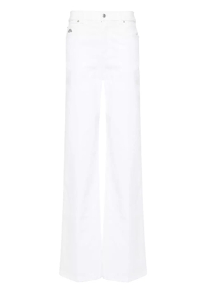 Alexander McQueen logo-plaque jeans - White
