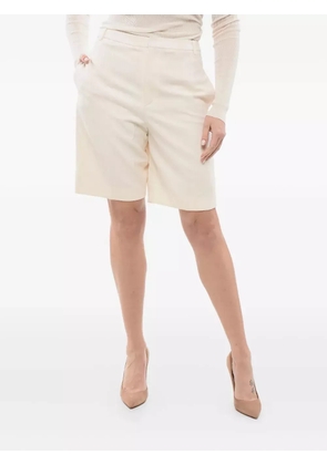 Saint Laurent pinstripe tailored shorts - White