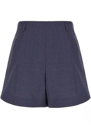 Givenchy high-waisted wool shorts - Blue