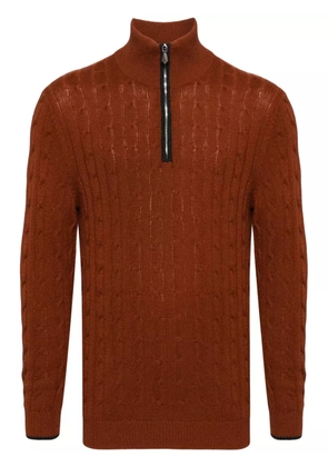 N.Peal Albemarle cable jumper - Orange