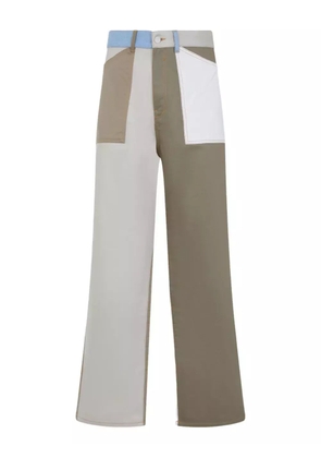 Givenchy colour-block wide-leg trousers - Neutrals