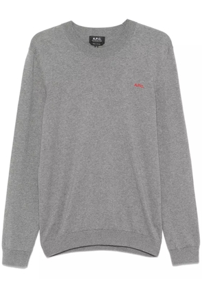 A.P.C. cotton sweater - Grey