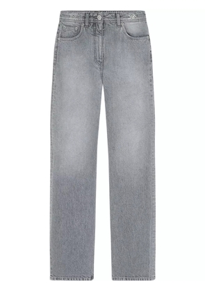Versace high-rise straight-leg jeans - Grey