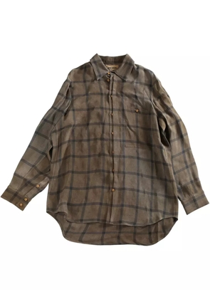 Uma Wang check-pattern shirt - Green