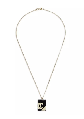 CHANEL Pre-Owned 2005 Cambon Ligne pendant necklace - Gold