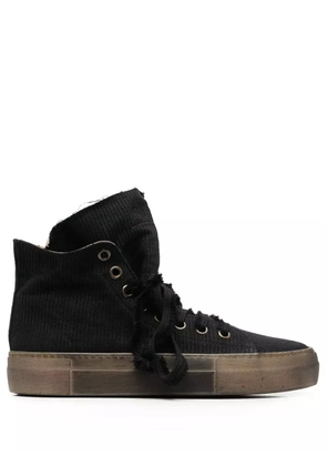 Uma Wang platform-sole high-top sneakers - Black
