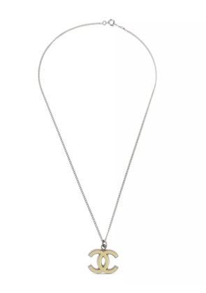 CHANEL Pre-Owned 2005 CC logo chain necklace - Silver