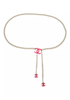 CHANEL Pre-Owned 2004 CC logo chain belt - Silver