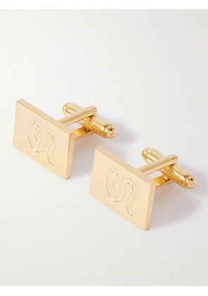 Sulka - Gold-Plated Cufflinks - Men - Gold
