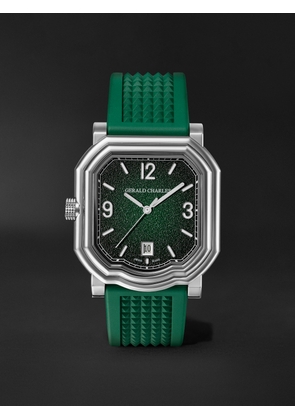 Gerald Charles - Maestro GC Sport Limited Edition Automatic Chronograph 39mm Titanium and Rubber Watch, Ref. No. GC2.0-TX-TN-02 - Men - Green