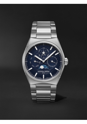 Frederique Constant - Highlife Automatic Perpetual Calendar Moon-Phase 41mm Stainless Steel Watch, Ref No. FC-775BL4NH6B - Men - Blue