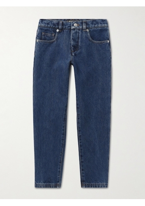Loro Piana Kids - Joey Slim-Fit Cotton and Cashmere-Blend Jeans - Men - Blue - Age 6