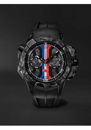 Jacob & Co. - Bugatti Epic X Limited Edition Automatic Chronograph 47mm Carbon Fibre, Titanium and Rubber Watch, Ref. No. EC333.29.AA.AA.A - Men - Black