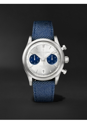 Carl F. Bucherer - Manero Flyback Automatic Chronometer 40mm Stainless Steel and Canvas Watch, Ref. No. 00.10927.08.13.03 - Men - Silver