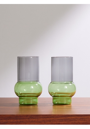 Tom Dixon - Set of Two Bump Short Glasses - Men - Green