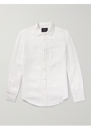 Portuguese Flannel - Linen Shirt - Men - White - XS
