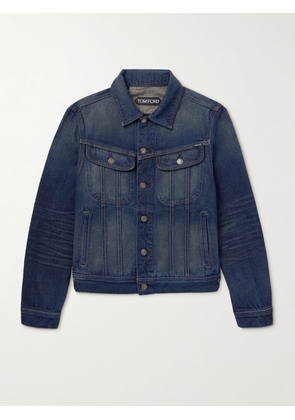 TOM FORD - Icon Denim Jacket - Men - Blue - S