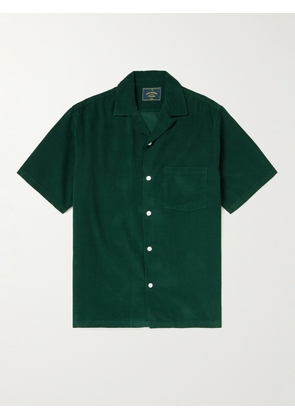 Portuguese Flannel - Convertible-Collar Cotton-Corduroy Shirt - Men - Green - XS
