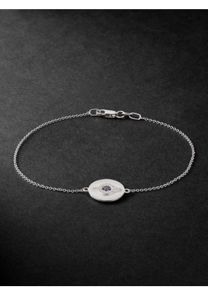 Ileana Makri - Golden Eye White Gold, Sapphire and Diamond Bracelet - Men - Silver