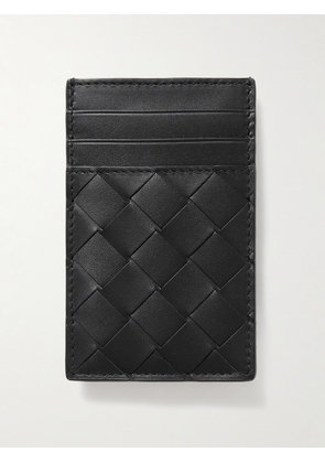 Bottega Veneta - Intrecciato Leather Cardholder - Men - Black