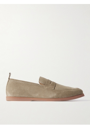Mr P. - Leo Suede Penny Loafers - Men - Neutrals - UK 7