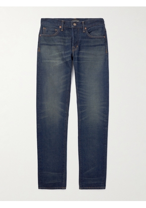 TOM FORD - Slim-Fit Selvedge Jeans - Men - Blue - UK/US 30