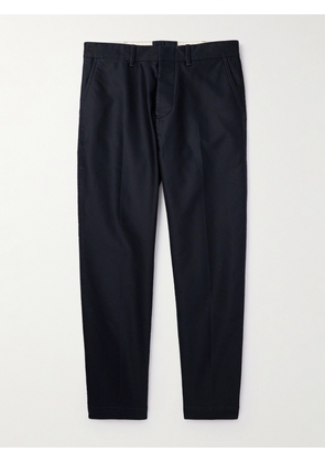 TOM FORD - Straight-Leg Cotton Chinos - Men - Blue - UK/US 30