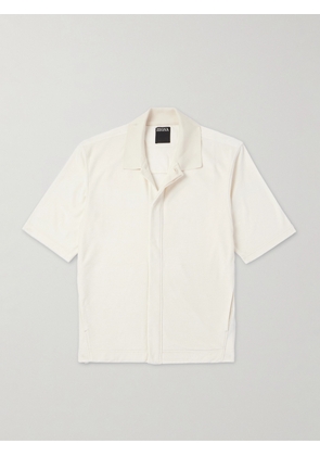 Zegna - Cotton and Silk-Blend Terry Shirt - Men - Neutrals - IT 46