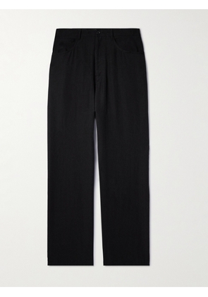 Balenciaga - Straight-Leg Lyocell-Poplin Trousers - Men - Black - IT 44