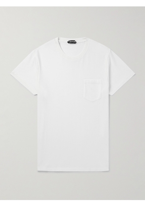 TOM FORD - Slim-Fit Cold-Dyed Cotton T-Shirt - Men - White - IT 44