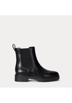 Allyson Burnished Leather Bootie