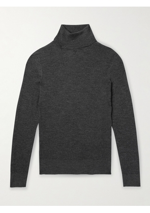 TOM FORD - Slim-Fit Cashmere and Silk-Blend Rollneck Sweater - Men - Gray - IT 44