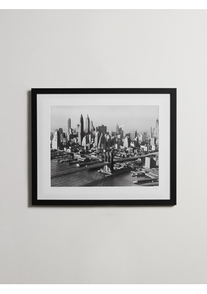 Sonic Editions - Framed 1956 Overview of Brooklyn Bridge Print, 16&quot; x 20&quot; - Men - Black