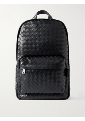 Bottega Veneta - Avenue Intrecciato Leather Backpack - Men - Black