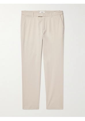 Mr P. - Samuel Slim-Fit Straight-Leg Stretch-Cotton Golf Trousers - Men - Neutrals - 28