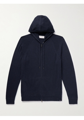 Derek Rose - Finley Cashmere Zip-Up Hoodie - Men - Blue - S