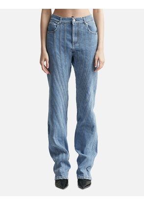 Low Waisted Spiral Jeans