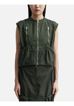 SHIRRING WORK VEST