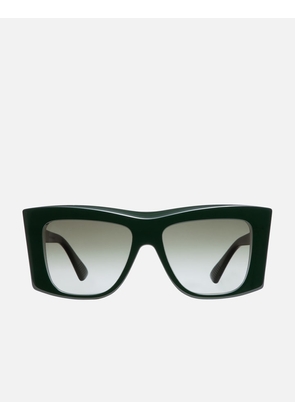 Visor Recycled Acetate Square Sunglasses
